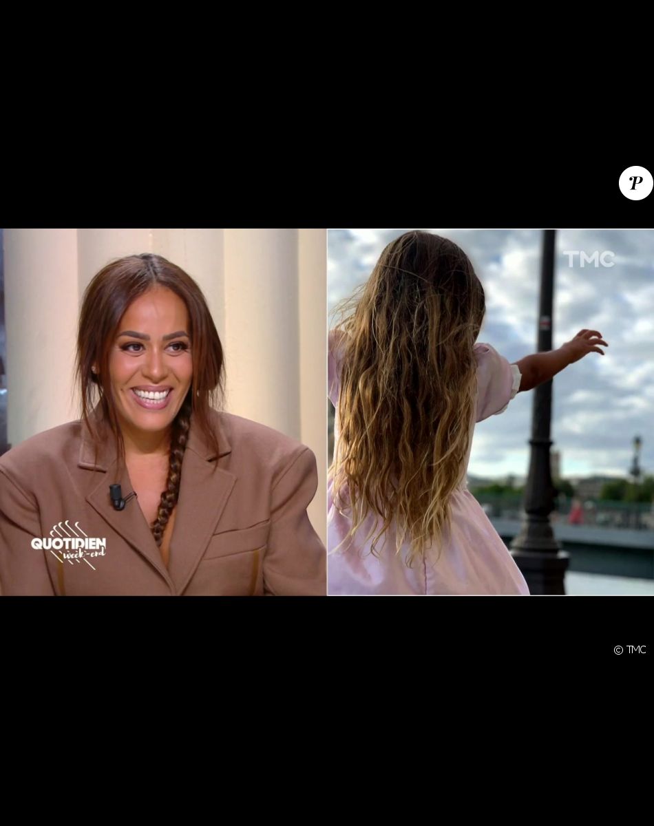 Amel Bent dans "Quotidien" (TMC), l'émission de Yann Barthès.