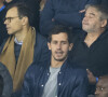 Victor Belmondo assiste à la victoire du PSG face à Manchester City au Parc des Princes à Paris le 28 septembre 2021. © Cyril Moreau/Bestimage