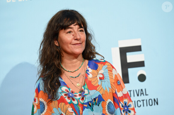 Romane Bohringer - Projection des trois premiers épisodes de la fiction "L'amour flou" lors du Festival de la Fiction de La Rochelle. Le 15 septembre 2021.