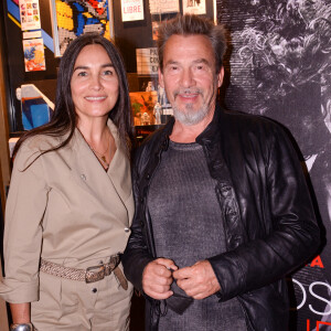 Exclusif - Florent Pagny et sa femme Azucena lors de la première du spectacle Lost in Buenos Aires à l'Européen à Paris © Rachid Bellak / Bestimage 