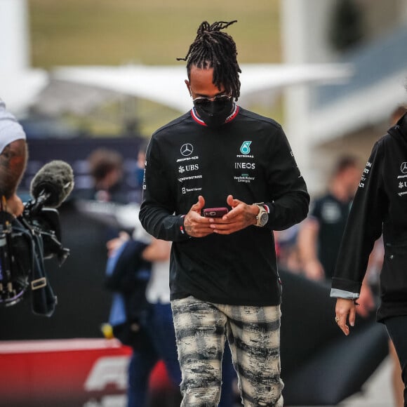 Lewis Hamilton - Les préparatifs du Grand Prix de Formule 1 des États-Unis. Austin, Texas, le 21 octobre 2021.