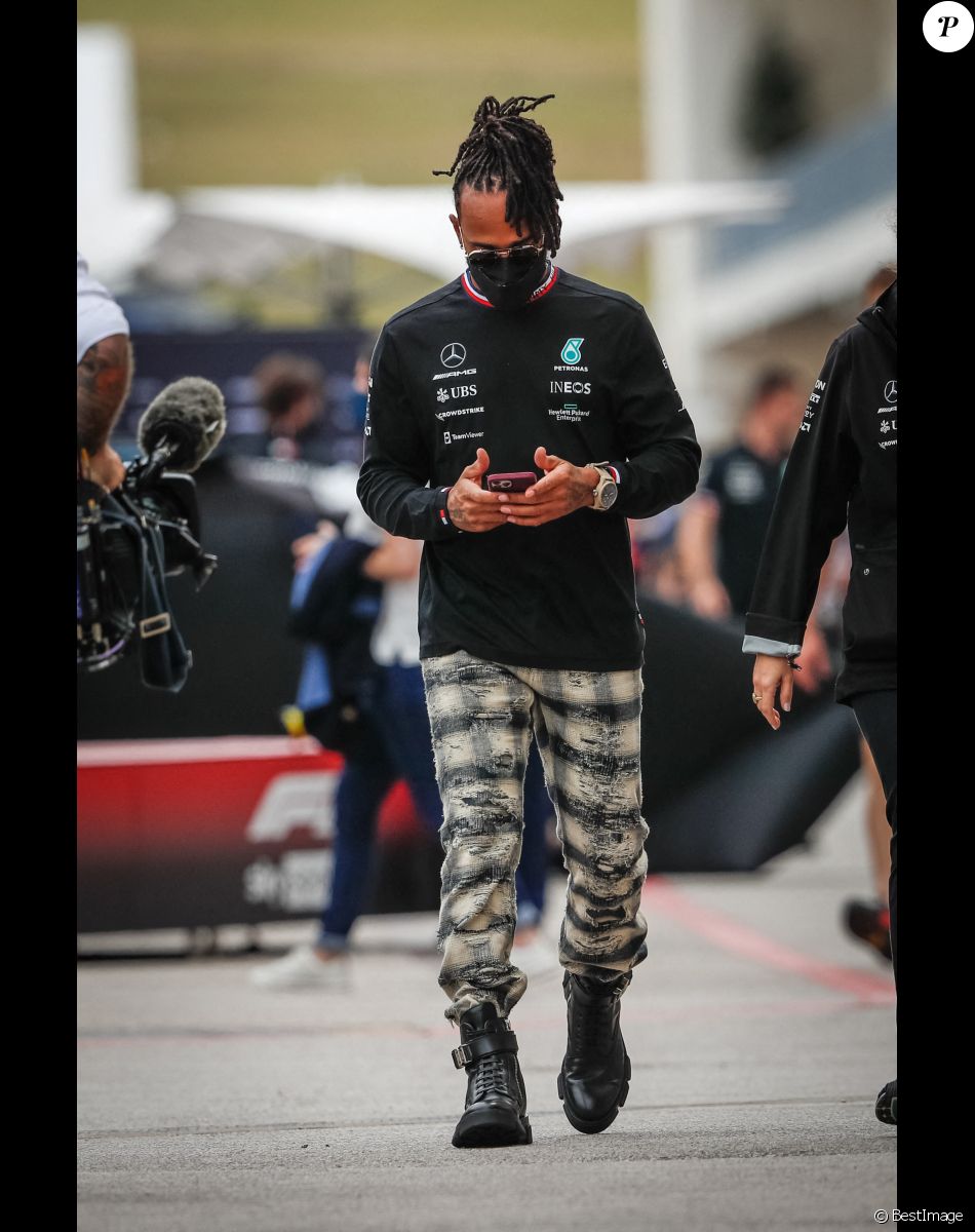 Lewis Hamilton - Les préparatifs du Grand Prix de Formule 1 des États-Unis. Austin, Texas, le 21 octobre 2021.