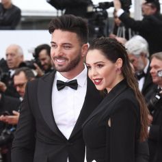 Nabilla Benattia (enceinte) et son mari Thomas Vergara - Montée des marches du film "A Hidden Life" lors du 72ème Festival International du Film de Cannes. 