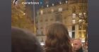Eva Longoria devant le Four Seasons George V.