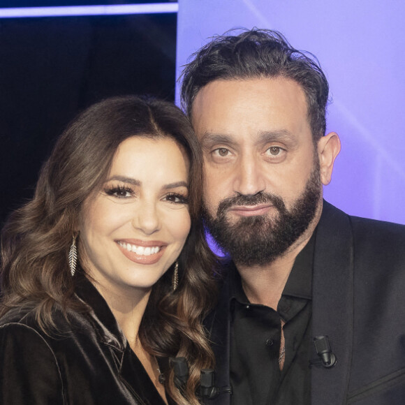 Exclusif - Eva Longoria, Cyril Hanouna - TPMP (Touche Pas à Mon Poste) présenté par C.Hanouna en direct le 29/10/21 sur C8, avec pour invité : E.Longoria qui présentera sa soirée de gala Fondation Global Gift à l'hôtel Four Seasons George V à paris le samedi 30 octobre. - le 29 octobre 2021. © Jack Tribeca / Bestimage