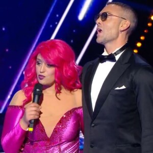 Lââm et Maxime Dereymez lors du premier prime de "Danse avec les stars", sur TF1