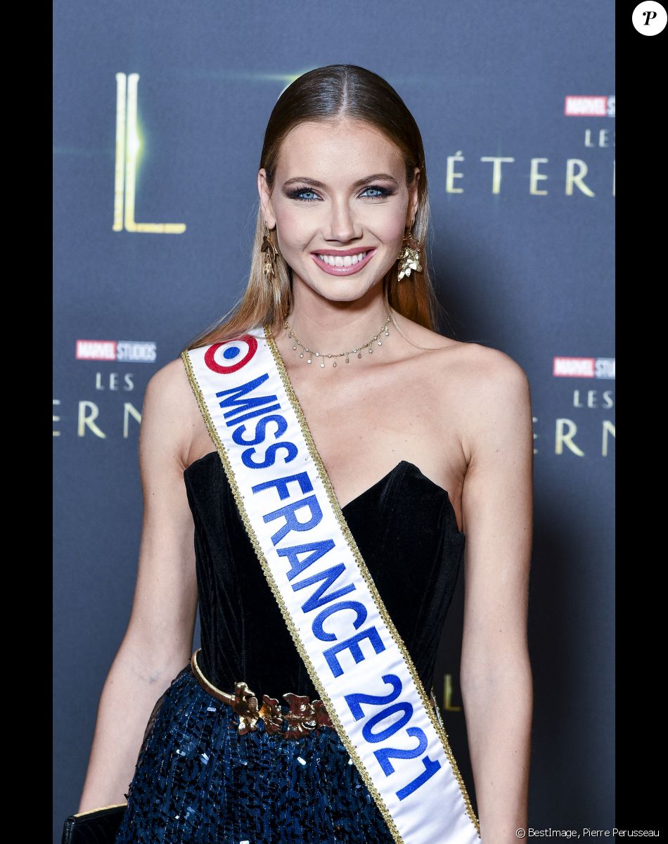 Amandine Petit (Miss France 2021) - Avant première du film Marvel "Les Eternels" au Grand Rex à Paris le 2 novembre 2021. © Pierre Perusseau/Bestimage