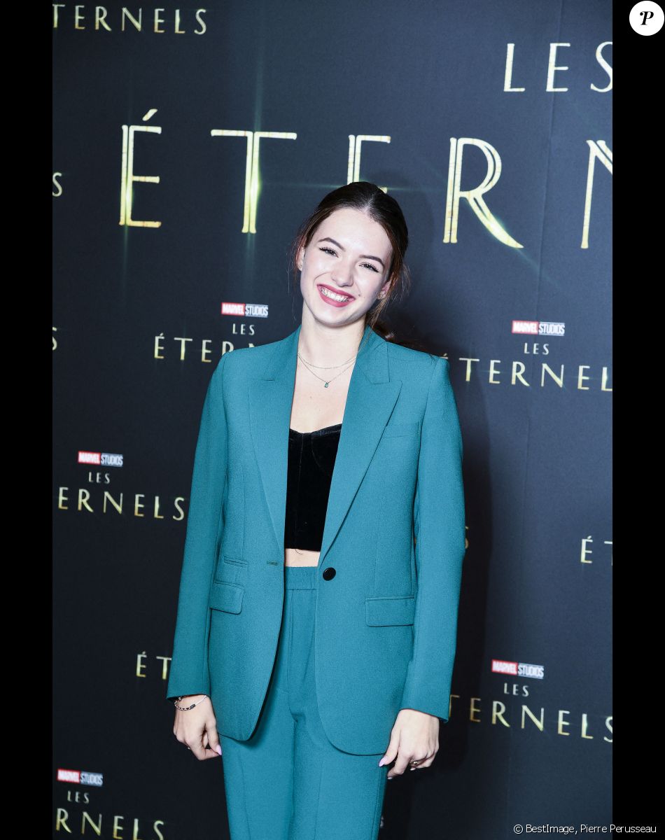 Elsa Bois - Avant première du film Marvel "Les Eternels" au Grand Rex à Paris le 2 novembre 2021. © Pierre Perusseau/Bestimage