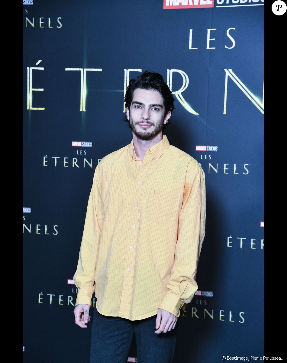 Bastien Treiber - Avant première du film Marvel "Les Eternels" au Grand Rex à Paris le 2 novembre 2021. © Pierre Perusseau/Bestimage