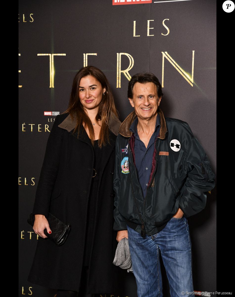 Virginie Perrot et Vincent - Avant première du film Marvel "Les Eternels" au Grand Rex à Paris le 2 novembre 2021. © Pierre Perusseau/Bestimage