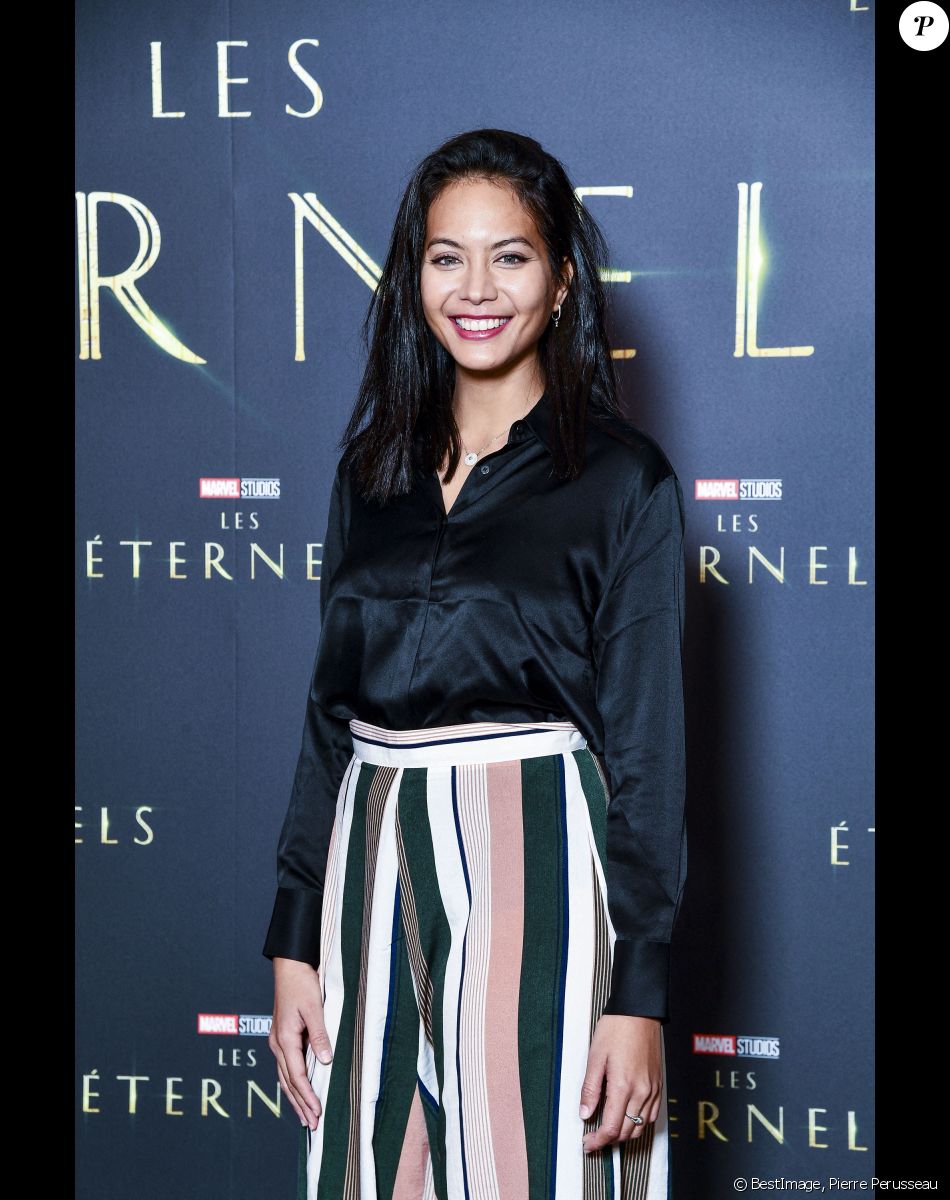 Vaimalama Chaves (Miss France 2019) - Avant première du film Marvel "Les Eternels" au Grand Rex à Paris le 2 novembre 2021. © Pierre Perusseau/Bestimage