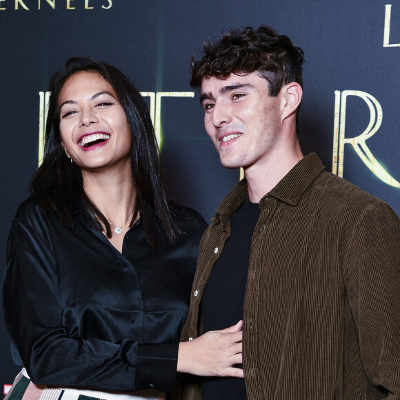 Vaimalama Chaves et Nicolas Fleury - Avant première du film Marvel "Les Eternels" au Grand Rex à Paris © Pierre Perusseau/Bestimage
