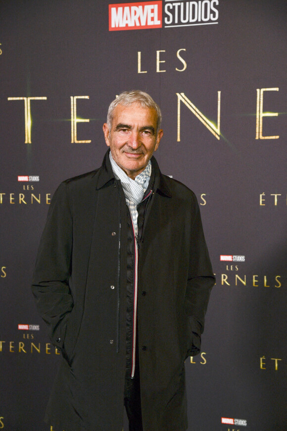 Raymond Domenech - Avant première du film Marvel "Les Eternels" au Grand Rex à Paris le 2 novembre 2021. © Pierre Perusseau/Bestimage