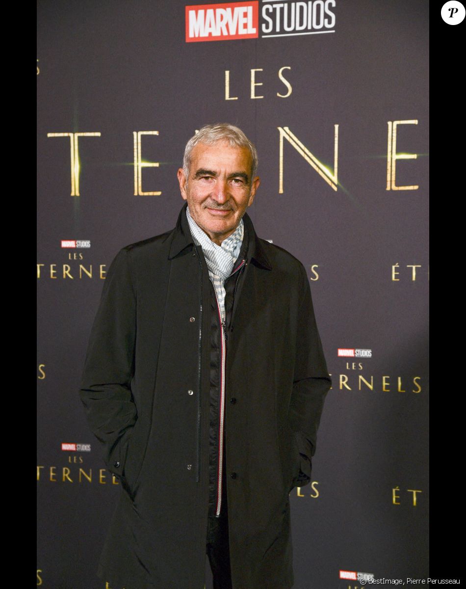 Raymond Domenech - Avant première du film Marvel "Les Eternels" au Grand Rex à Paris le 2 novembre 2021. © Pierre Perusseau/Bestimage