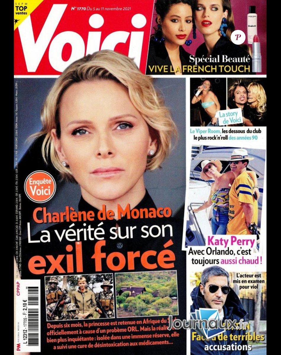 Le magazine "Voici" du 5 novembre 2021.