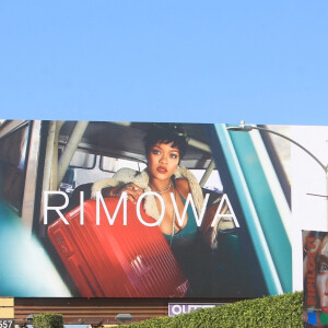 Rihanna dans la nouvelle campagne d'affichage de la marque de bagages Rimowa. Le 5 novembre 2021 