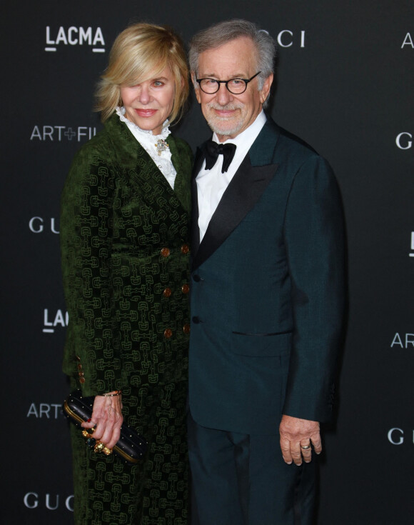 Kate Capshaw et son mari Steven Spielberg - People au 10ème "Annual Art+Film Gala" organisé par Gucci à la "LACMA Art Gallery" à Los Angeles. Le 6 novembre 2021