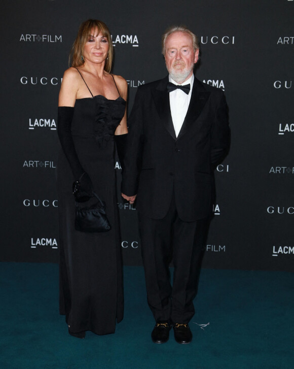 Giannina Facio et son mari Ridley Scott - People au 10ème "Annual Art+Film Gala" organisé par Gucci à la "LACMA Art Gallery" à Los Angeles. Le 6 novembre 2021