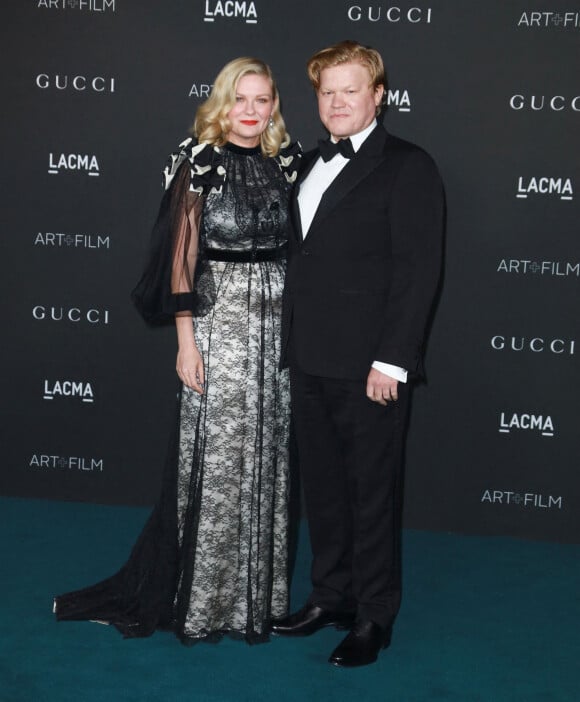 Kirsten Dunst et son mari Jesse Plemons - People au 10ème "Annual Art+Film Gala" organisé par Gucci à la "LACMA Art Gallery" à Los Angeles. Le 6 novembre 2021