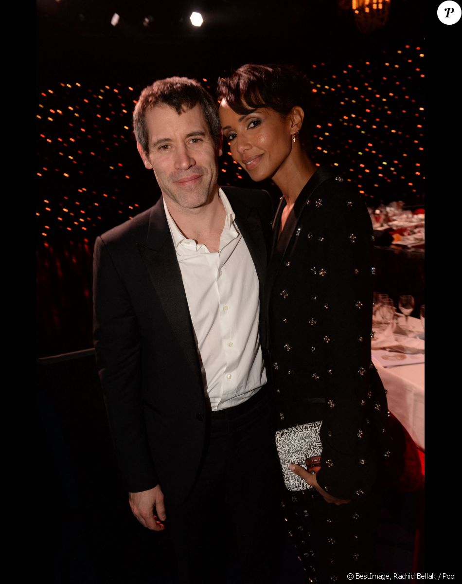 Exclusif - Sonia Rolland et son compagnon Jalil Lespert - Dîner - 12ème cérémonie des Globes de Cristal au Lido à Paris, le 12 février 2018. © Rachid Bellak / Pool / Bestimage