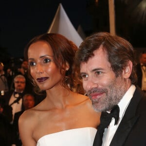 Sonia Rolland et son compagnon Jalil Lespert - Montée des marches du film "Le Redoutable" lors du 70ème Festival International du Film de Cannes. Le 21 mai 2017. © Borde-Jacovides-Moreau / Bestimage