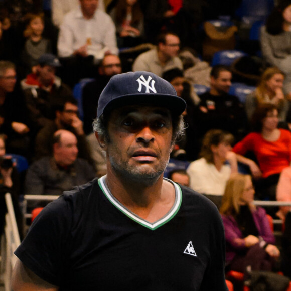 Yannick Noah - Soiree d'Amelie Mauresmo a l'occasion du 22eme Open de tennis GDF SUEZ au Stade Pierre de Coubertin a Paris le 28 Janvier 2014.