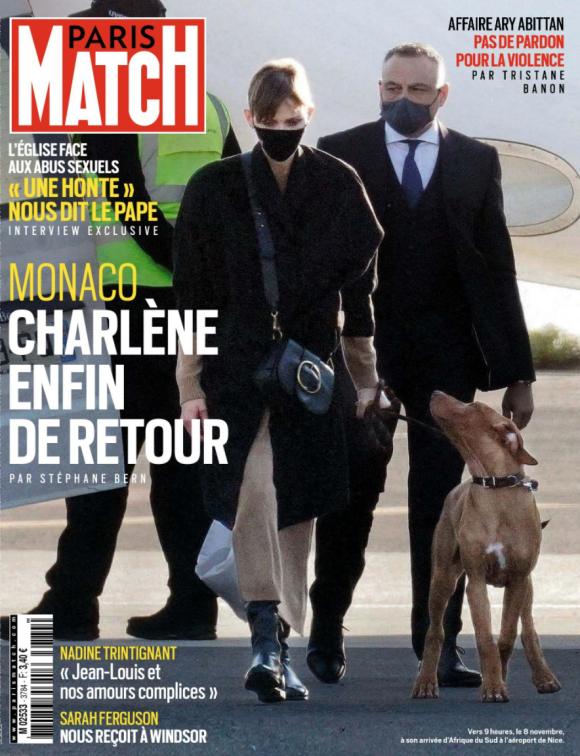 Une de "Paris Match" du 10 novembre 2021.