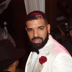 Drake à sa soirée d'Halloween à Los Angeles, le 1er novembre 2021.