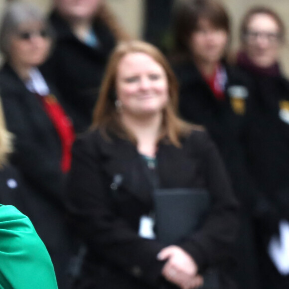 Le prince Harry, duc de Sussex, et Meghan Markle, duchesse de Sussex - La famille royale d'Angleterre lors de la cérémonie du Commonwealth en l'abbaye de Westminster à Londres, le 9 mars 2020. 