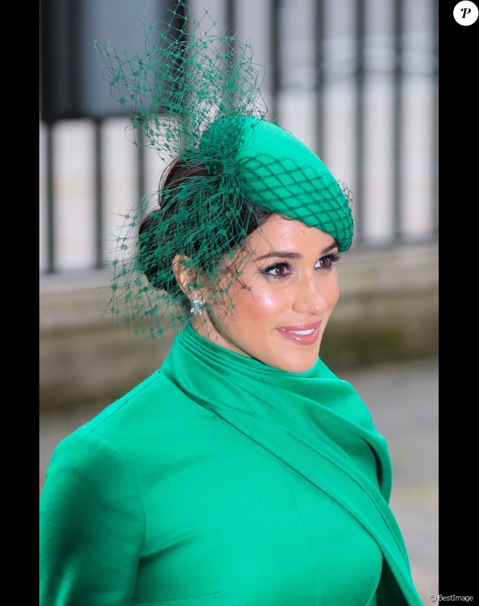 Meghan Markle, duchesse de Sussex - La famille royale d'Angleterre à la sortie de la cérémonie du Commonwealth en l'abbaye de Westminster à Londres, le 9 mars 2020.