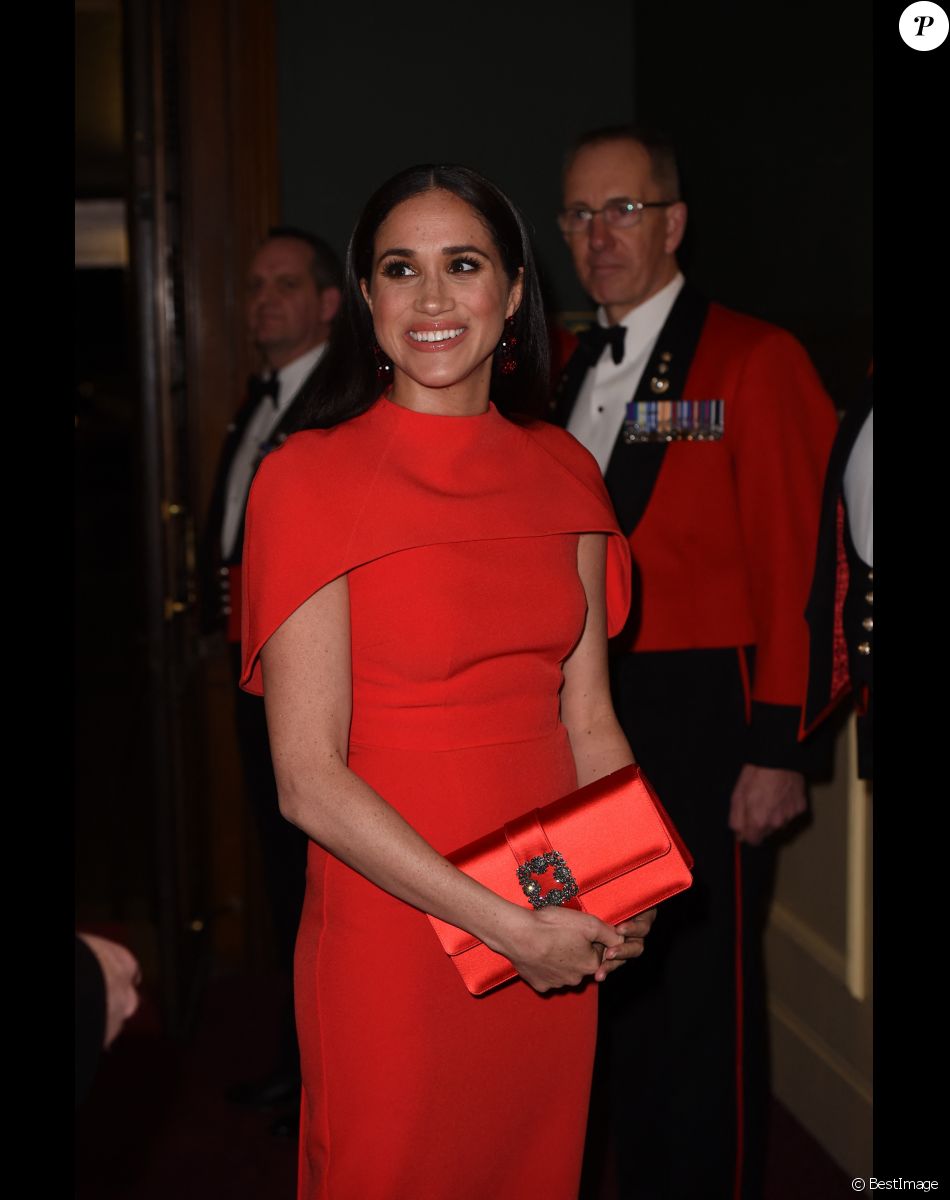 Le prince Harry, duc de Sussex, et Meghan Markle, duchesse de Sussex assistent au festival de musique de Mountbatten au Royal Albert Hall de Londres, Royaume Uni, le 7 mars 2020.