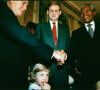 Nelson Mandela et Frederik de Klerk Afrique du Sud, 12 décembre 1993, année où ils ont eu leur Prix Nobel de la Paix.