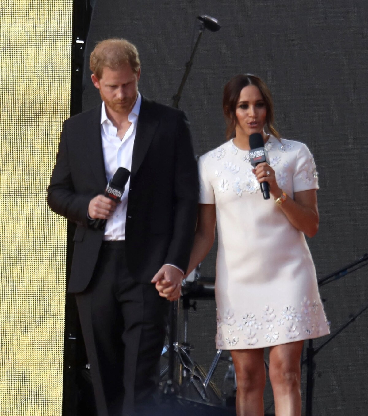 Photo : Le prince Harry et Meghan Markle - Concert Global Citizens 2021
