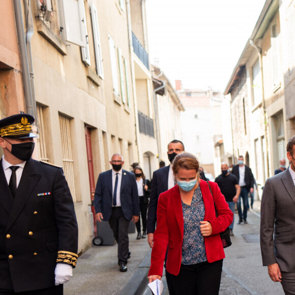 Brigitte Macron et Emmanuel Macron, président de la République à Valence, le 8 juin 2021.
