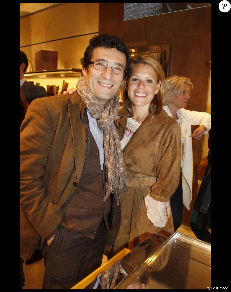 Michael Tapiro et Laura Tenoudji à Paris