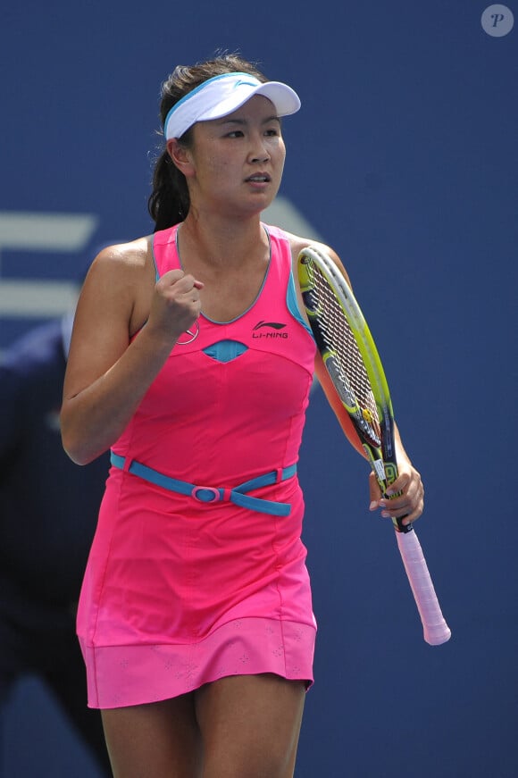 Shuai Peng lors de l'US Open. Photo par Corinne Dubreuil/ABACAPRESS.COM