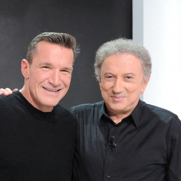 Benjamin Castaldi lors de l'enregistrement de l'émission "Vivement Dimanche spéciale Yves Montand" au Studio Gabriel à Paris, présentée par Michel Drucker sur France 2. © Guillaume Gaffiot / Bestimage 