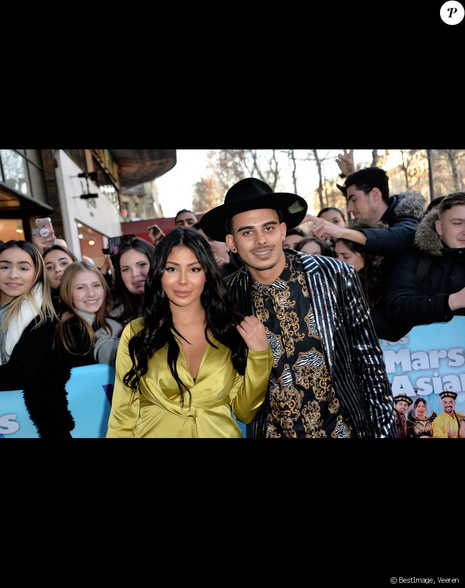 Maeva Ghennam et Greg à l'avant-première de la nouvelle saison de l'émission de télé-réalité "Les Marseillais Asian Tour" au cinéma Gaumont Champs-Elysées à Paris, France, le 13 février 2019. © Veeren/Bestimage