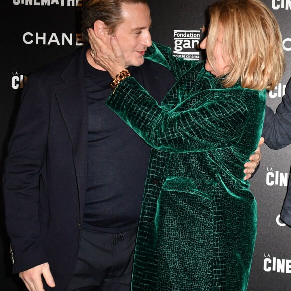 Benoît Magimel, Nicole Garcia - Avant-première du film "Amants", soirée d'ouverture de la rétrospective Nicole Garcia à la Cinémathèque française. Paris, le 15 novembre 2021. © Veeren/Bestimage