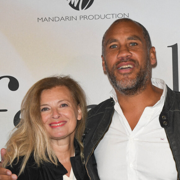 Valérie Trierweiler et son compagnon Romain Magellan - Avant-première du film "Les fantasmes" au cinéma Pathé Wepler à Paris. Le 24 juin 2021 © Coadic Guirec / Bestimage