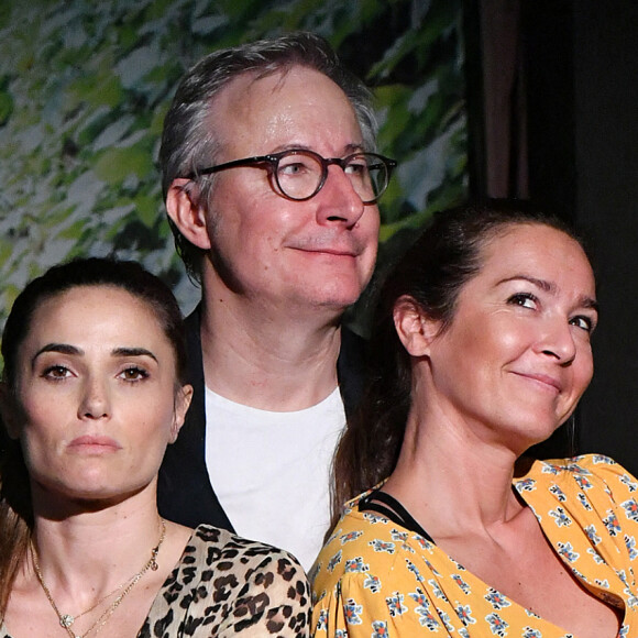 Exclusif - Emmanuelle Boidron, Alexandre Pesle et Capucine Anav - Filage de la pièce de théâtre " Le Switch" au théâtre Edgar à Paris le 25 septembre 2021. © Veeren / Bestimage 