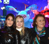 Omar Sy et sa femme Hélène Sy, Leïla Bekhti, Louane Emera - Inauguration des vitrines et du sapin de Noël des Galeries Lafayette Haussmann à Paris. Le 17 novembre 2021.