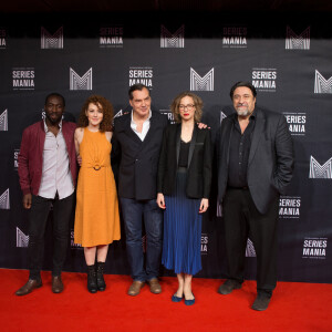 Cyril Gueï, Blandine Bellavoir, Samuel Labarthe, Elodie Frenck, Dominique Thomas - Soirée d'ouverture du festival Series Mania au Tripostal à Lille. Le 27 avril 2018 © Stéphane Vansteenkiste / Bestimage 