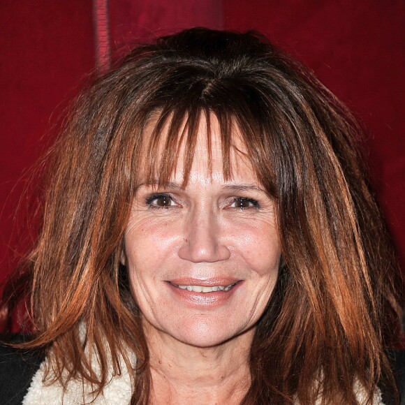 Clémentine Célarié à l'avant-première de la série "Vestiaires" au cinéma Gaumont Opera à Paris. Le 4 novembre 2013.