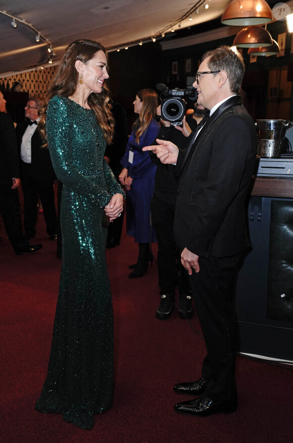 Alan Carr - Kate Catherine Middleton, duchesse de Cambridge, au "Royal Variety Performance 2021" au Royal Albert Hall à Londres. Le 18 novembre 2021