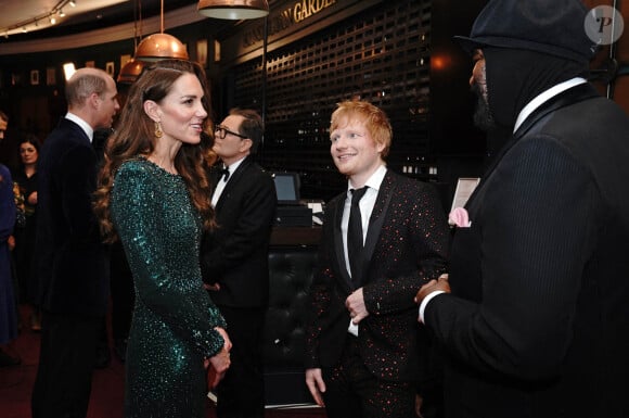 Ed Sheeran et Gregory Porter - Kate Catherine Middleton, duchesse de Cambridge, au "Royal Variety Performance 2021" au Royal Albert Hall à Londres. Le 18 novembre 2021
