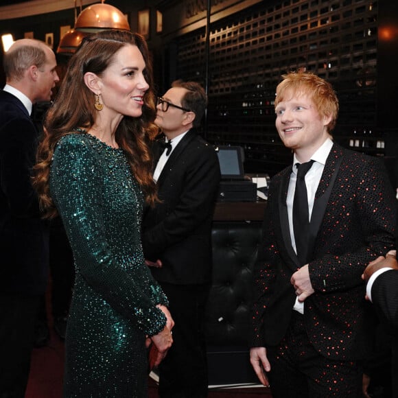 Ed Sheeran et Gregory Porter - Kate Catherine Middleton, duchesse de Cambridge, au "Royal Variety Performance 2021" au Royal Albert Hall à Londres. Le 18 novembre 2021