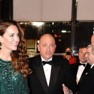 Kate Catherine Middleton, duchesse de Cambridge, au "Royal Variety Performance 2021" au Royal Albert Hall à Londres. Le 18 novembre 2021