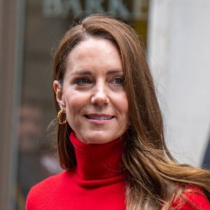 Catherine (Kate) Middleton, duchesse de Cambridge, marraine du Forward Trust, arrive à un événement organisé par le trust pour lancer la campagne "Agir contre la toxicomanie" de l'organisme de bienfaisance à Londres, Royaume Uni, le 19 octobre 2021.