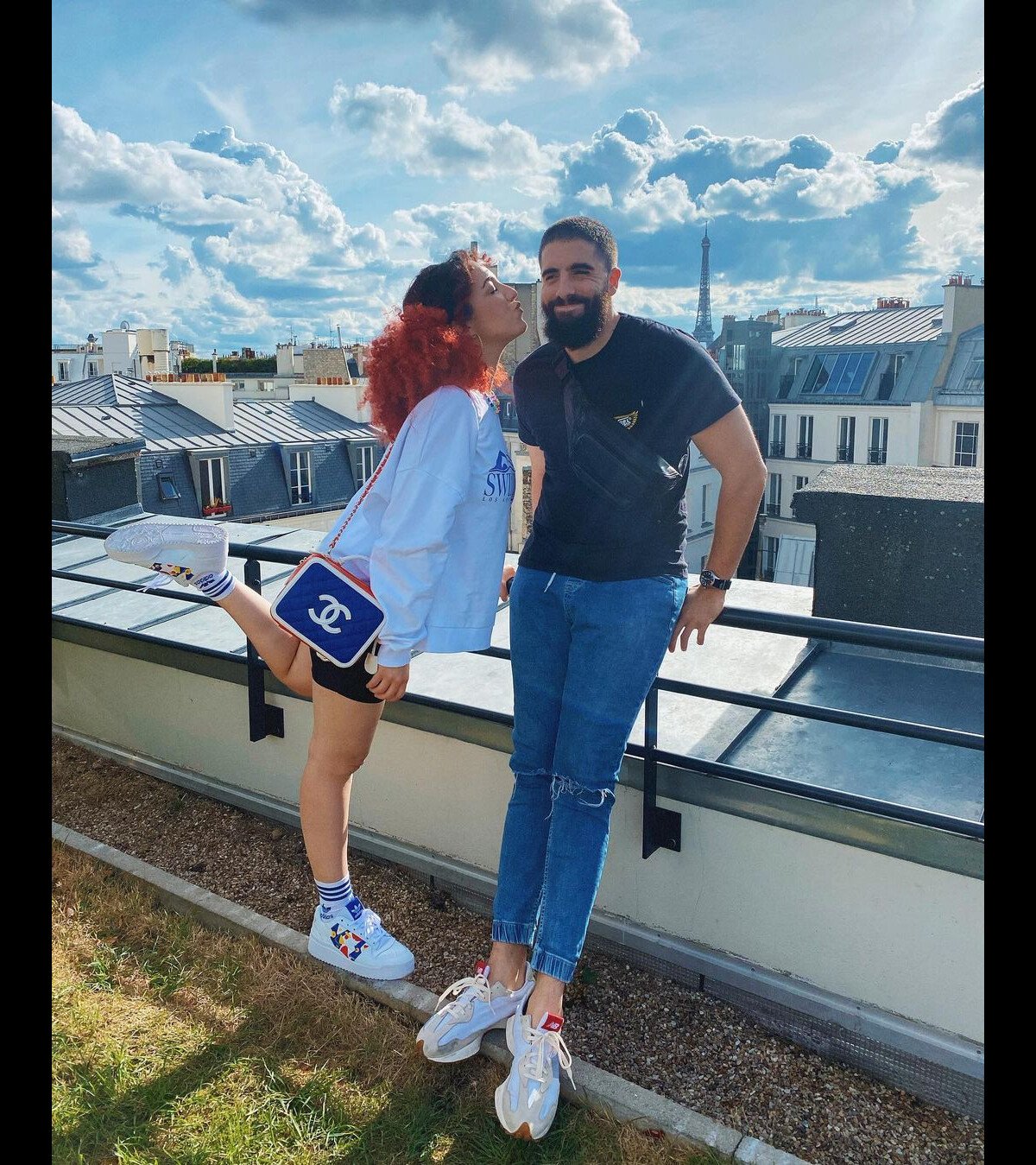 Photo : Shera Kerienski et son compagnon Raphaël sont en couple depuis 4  ans. - Purepeople